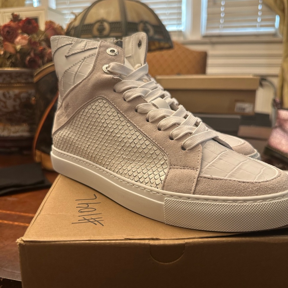 💜 BNIB ZADIG & VOLTAIRE HIGH FLASH KEITH SNEAKERS